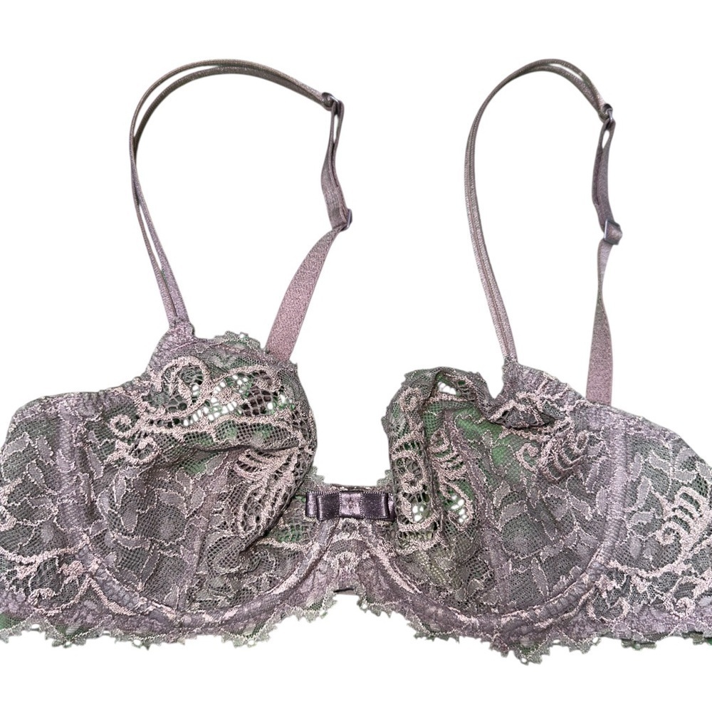 Simone Perele Lace Underwire Bra in Soft Purple